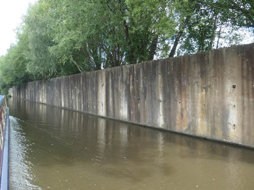 Concrete retaining wall — stand-in imagery